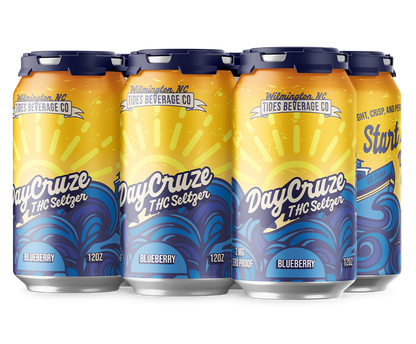 Tides Beverage Daycruze blueberry thc seltzer 6 pack
