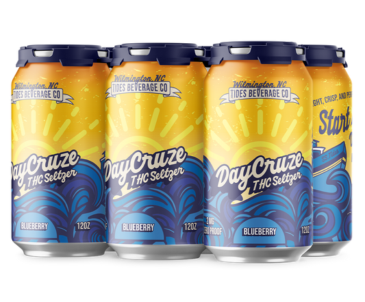 Tides Beverage Daycruze blueberry thc seltzer 6 pack