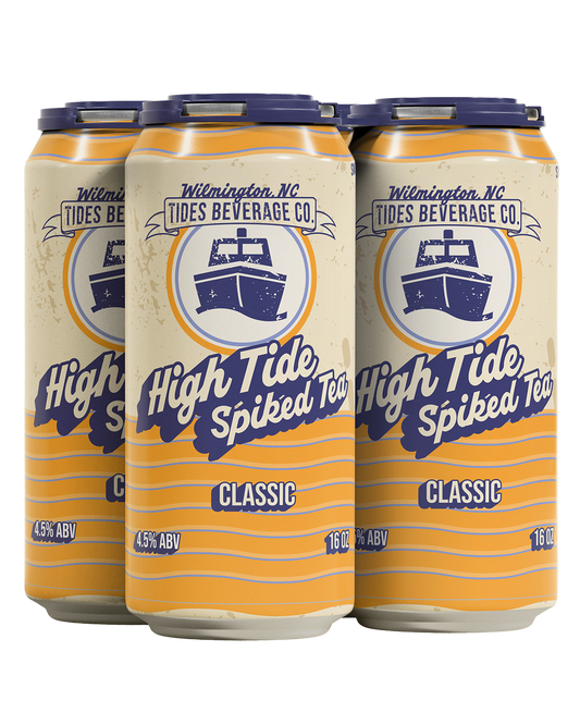4 pack of High Tide Spiked Tea (Classic) 16oz